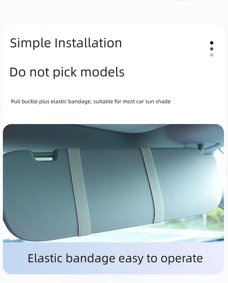 LuxeGlow LED Car Vanity Mirror