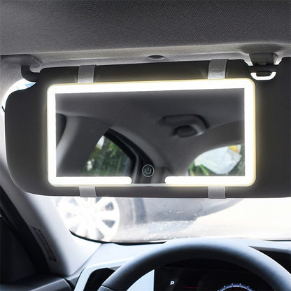LuxeGlow LED Car Vanity Mirror